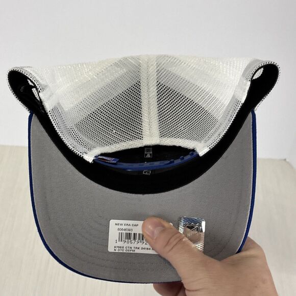 New York Rangers New Era 9Seventy 2 Tone Adjustable Snapback Trucker Hat NEW - Picture 5 of 6